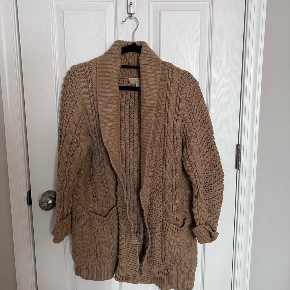 Michael Kors Camel Cardigan